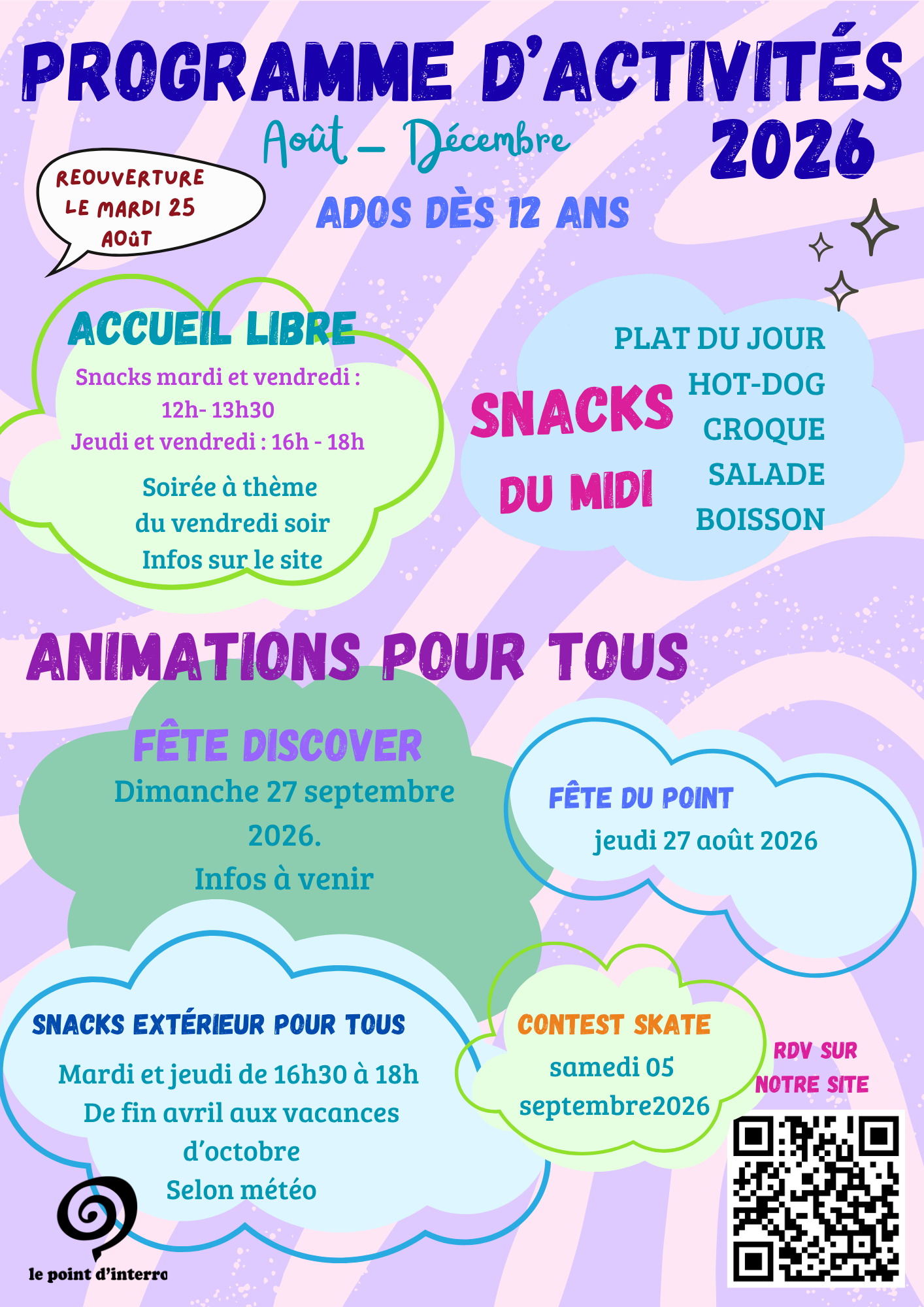 Programme août-décembre 2026 Programme août-décembre 2026